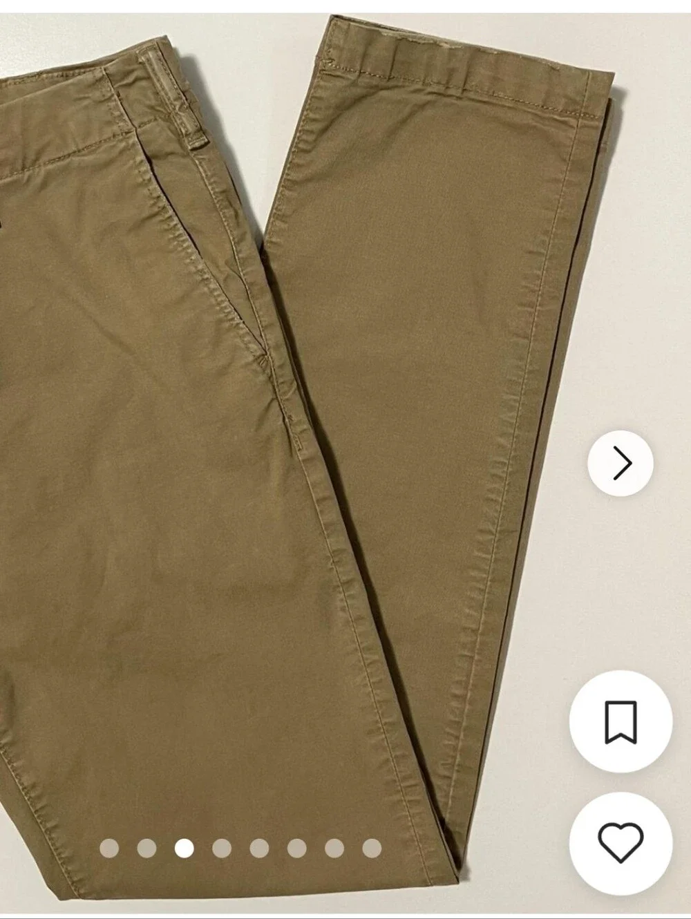 American Eagle Outfitters Men’s Original Straight Lived-in Flex Khakis